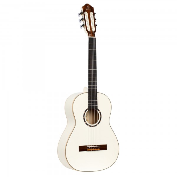 ORTEGA Family Series 3/4 Classical Guitar 6 String - White + Gigbag (R121-3/4WH)