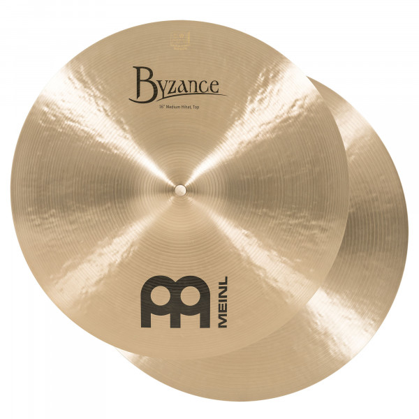 MEINL Cymbals Byzance Traditional Medium Hihat - 16" (B16MH)
