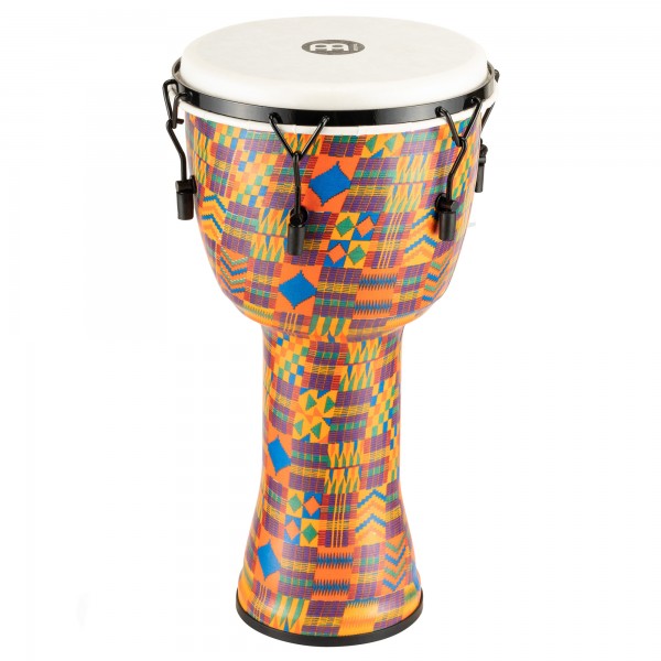 MEINL Percussion Travel Series Djembe - Kenyan Quilt, Large - Synthetic Head (PMDJ2-L-F)