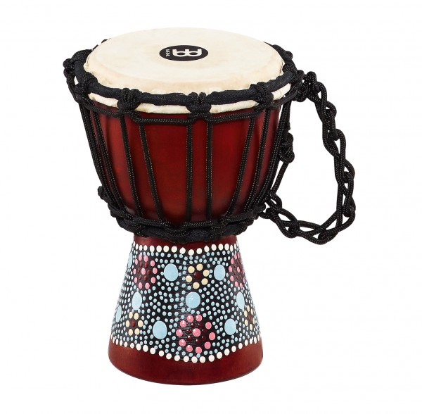 MEINL Percussion African Style Mini Djembe - Flower Design (HDJ8-XXS)