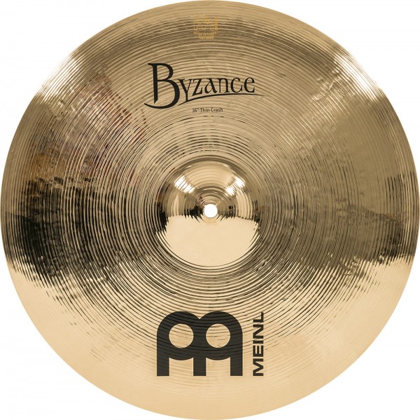 MEINL Cymbals Byzance Brilliant Thin Crash - 16" (B16TC-B)