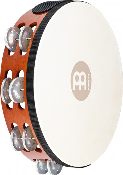 MEINL Percussion Headed Tambourine - 10", 2 rows (TAH2A-AB)