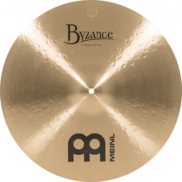 MEINL Cymbals Byzance Traditional Medium Thin Crash - 17" (B17MTC)