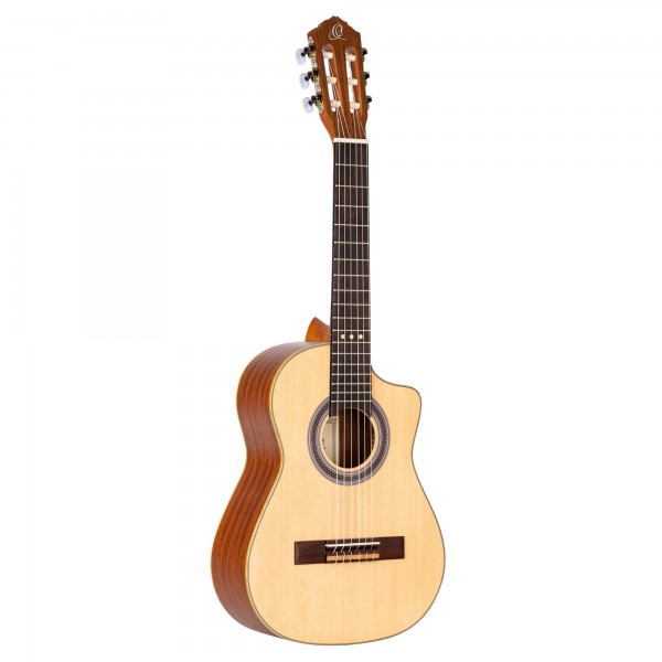 ORTEGA Requinto Series 1/2 Acoustic Guitar 6 String - Spruce / Sapele Natural (RQ25)