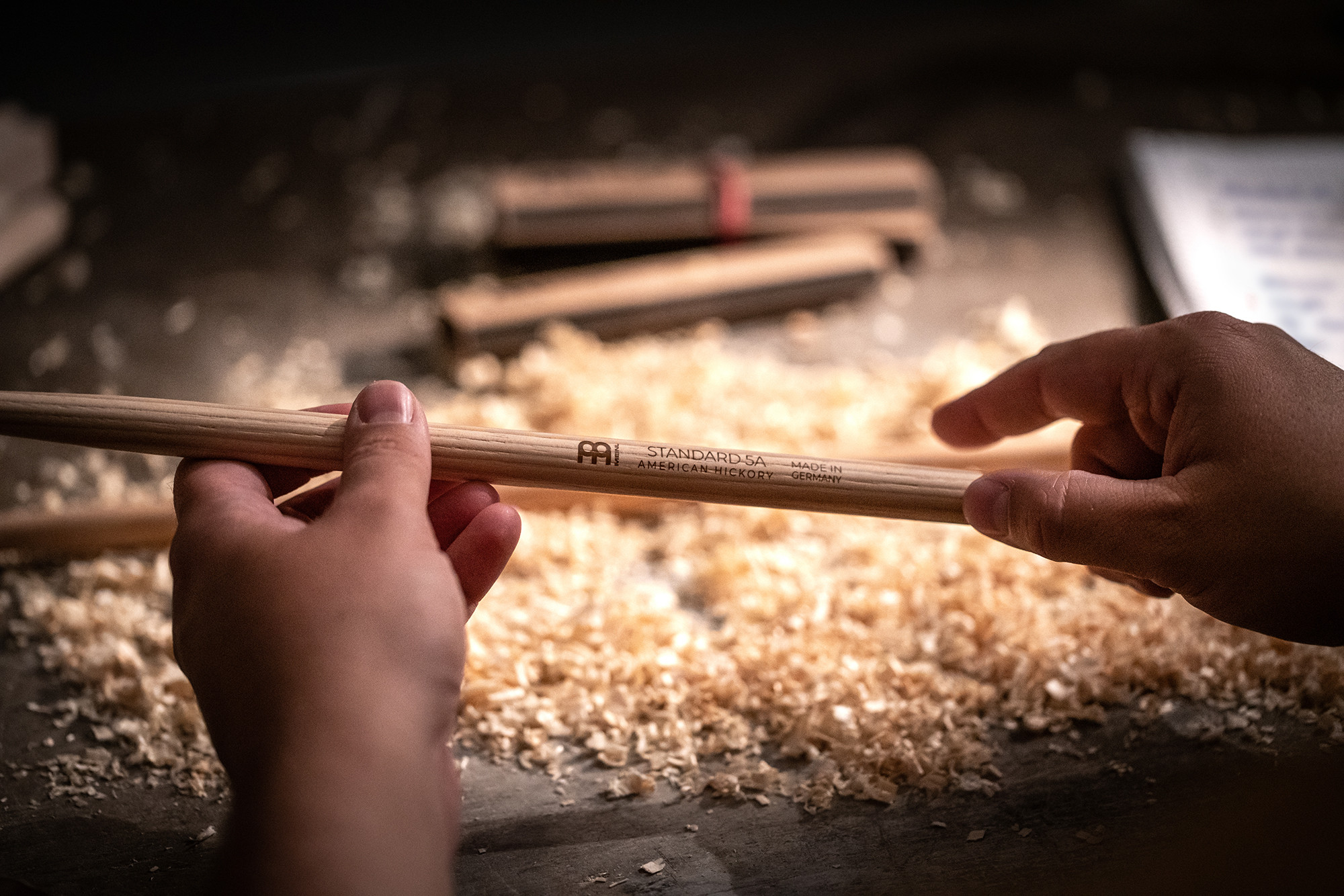 Meinl Standard 5A American Hickory Drumstick « Baguette batterie