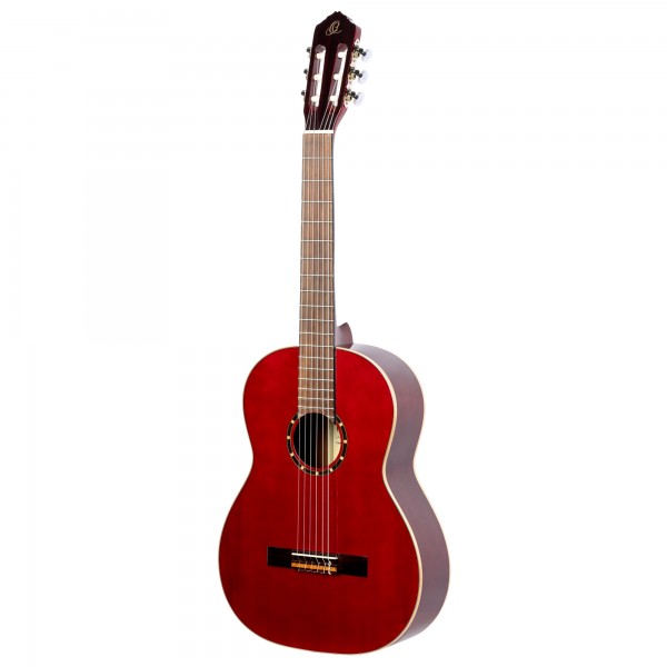 ORTEGA Family Series 4/4 Classical Guitar 6 String Lefty - Wine Red + Gigbag (R121LWR)