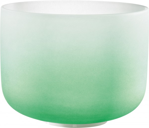 Meinl Sonic Energy 11" color-frosted Crystal Singing Bowl F4, Green, 440 Hz, Heart Chakra (CSBC11F)