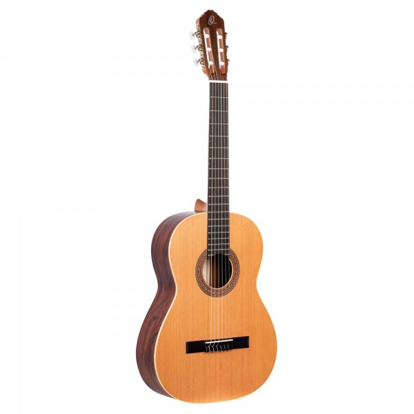 ORTEGA Traditional Series 4/4 Classical Guitar 6 String - Solid Cedar / Bubinga Natural + Gig Bag (R180)