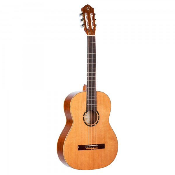 ORTEGA Family Series 4/4 Classical Guitar 6 String - Cedar / Mahogany Gloss Natural + Gigbag (R122G)