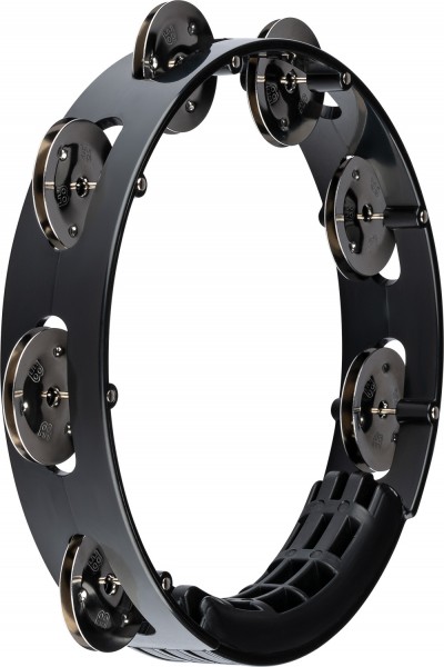 MEINL Percussion Headliner® Series Molded ABS Tambourine - 8" (HTT8BK)