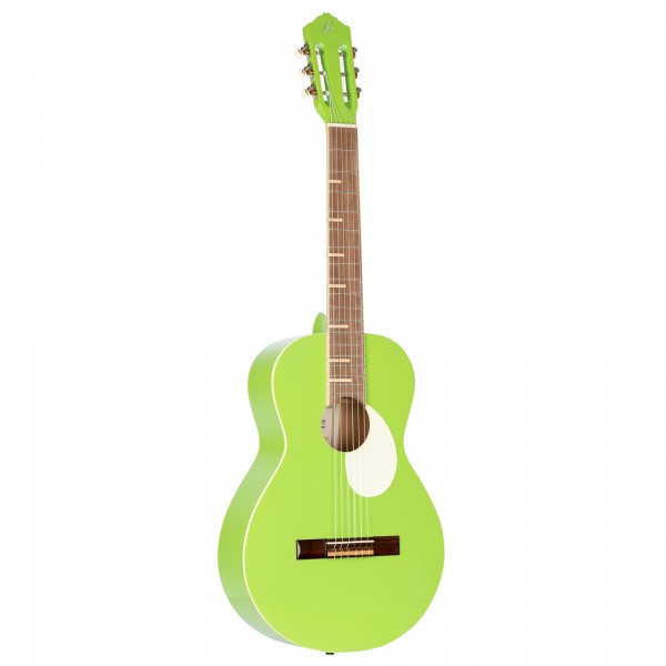 ORTEGA Gaucho Series 4/4 Nylon String Guitar 6-String - Green Apple + Gig Bag (RGA-GAP)