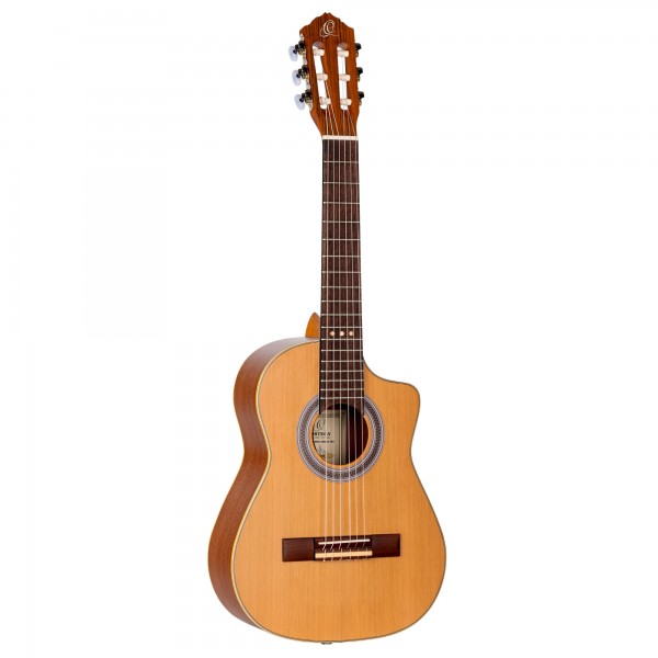ORTEGA Requinto Series Pro 1/2 Acoustic Guitar 6-String - Natural + Gig Bag (RQ39E)