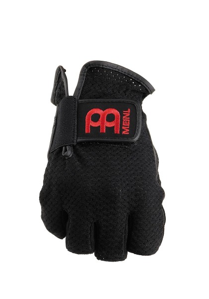 MEINL Drummer Gloves finger-less - black with red logo, size XL (MDGFL-XL)