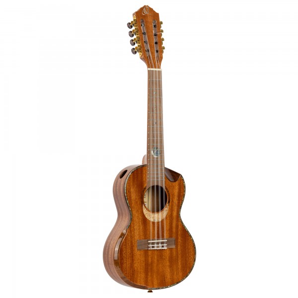 ORTEGA Custom Built Series Tenor Ukulele 8 String - Solid Mahogany Natural + Bag (ECLIPSE-TE8)