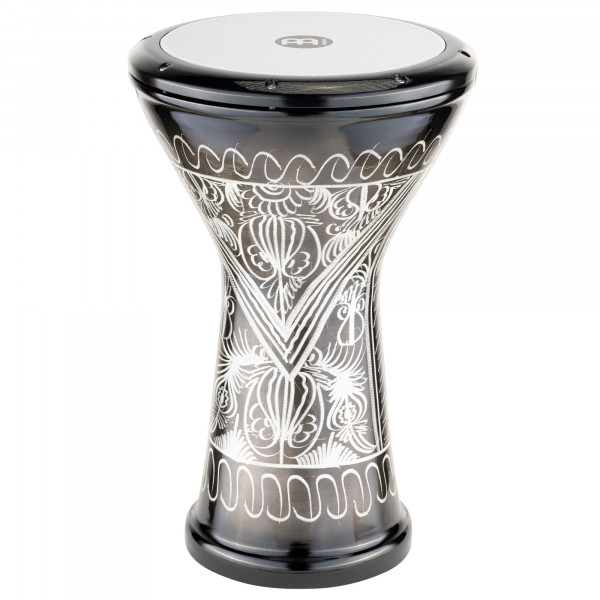 MEINL Percussion Aluminum Series Bass Doumbek 10" - Hand Engraved (HE-3218)