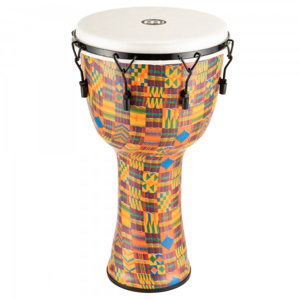 MEINL Percussion Travel Series Djembe - Kenyan Quilt, Extra Large - Synthetic Head (PMDJ2-XL-F)