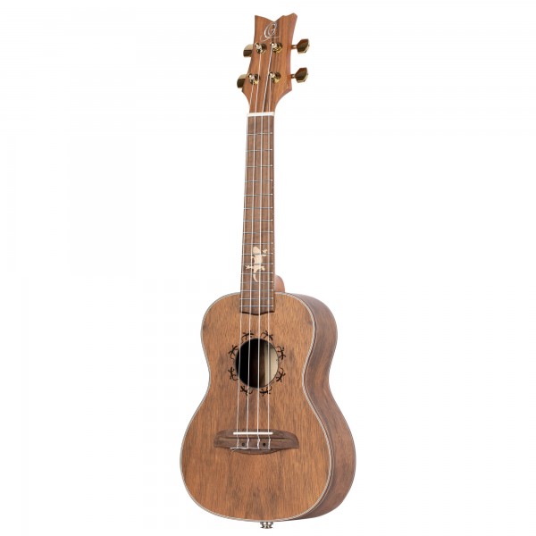 ORTEGA Lizard Series Concert Ukulele 4 String Lefty - Paldao Natural + Bag (LIZARD-CC-GBL)