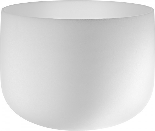 MEINL Sonic Energy Crystal Singing Bowl, white-frosted, 14" / 35 cm, Note C4, Root Chakra (CSB14C)