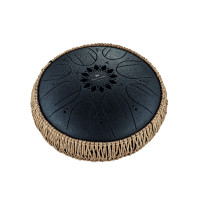 Meinl Sonic Energy 10" Medium Octave Steel Tongue Drum, B Minor, 8 Notes, 432 Hz, Black (MOSTD1BK)