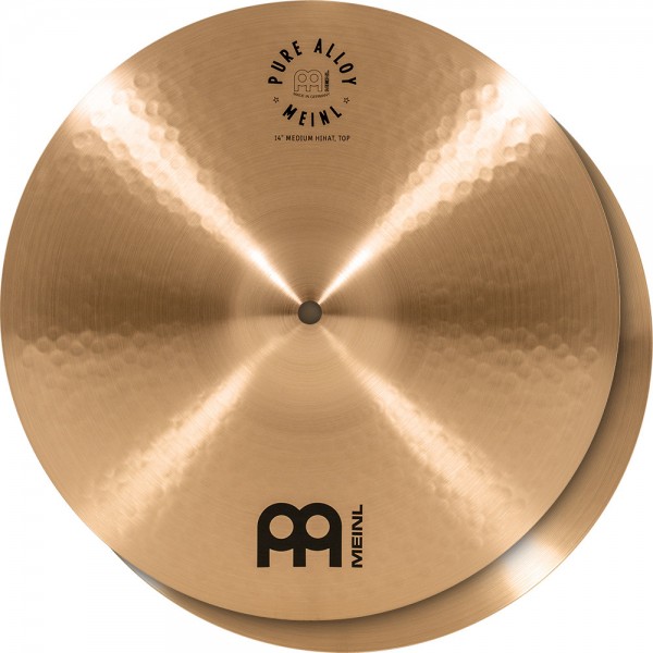 MEINL Cymbals Pure Alloy Medium Hihat - 14" (PA14MH)