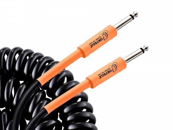 ORTEGA Retro Series Instrument Cable - 9m/30ft (ORCCIS-30BK)