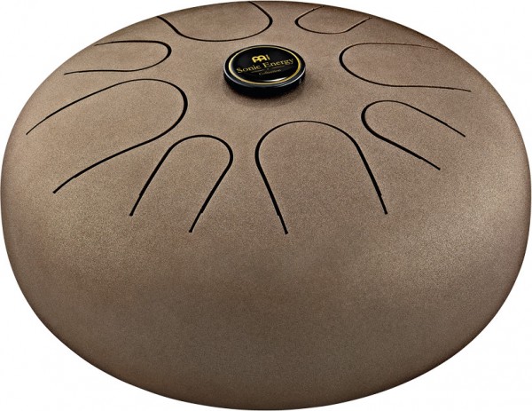 Meinl Sonic Energy 12" Steel Tongue Drum, G Major, 8 Notes, 440 Hz, Vintage Brown (STD3VB)