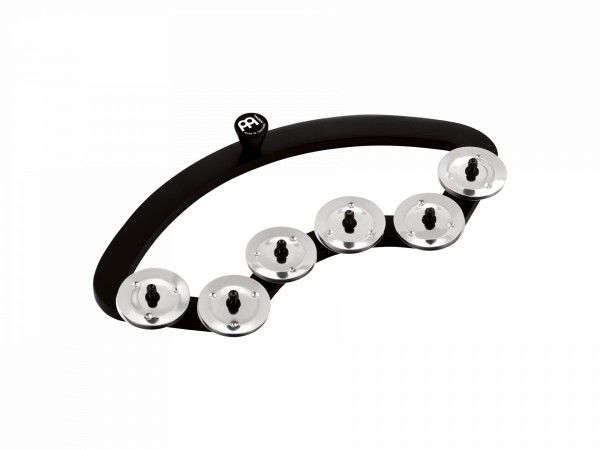 MEINL Percussion Backbeat Tambourine 13" - 14" - black (BBTA2-BK)