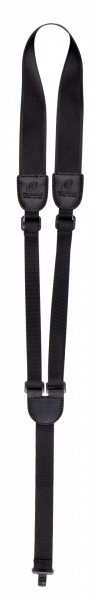 ORTEGA Nylon Guitar Strap with Support Hook - Black (OGSHK-BK)