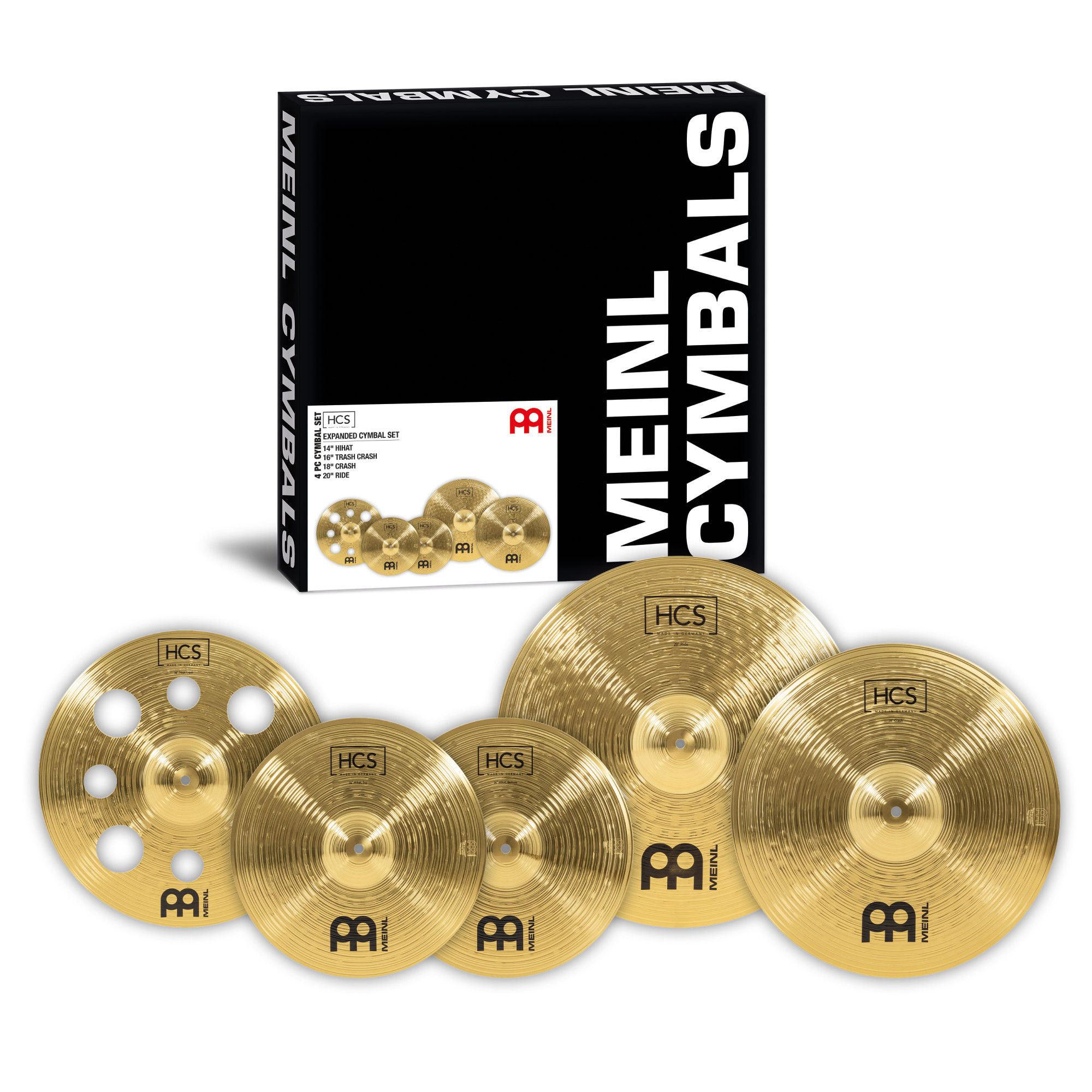 MEINL Cymbals HCS Expanded Cymbal Set - 14