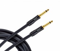 ORTEGA MUTEplug instrument cable 1/4" (6,3mm) straight/straight - black pvc 6m/0,75q (OTCIS-20)