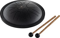 Meinl Sonic Energy 7" Small Steel Tongue Drum, F Minor, 8 Notes, 440 Hz, Black (SSTD1BK)