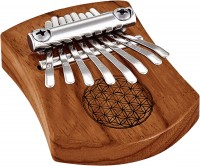 MEINL Sonic Energy Solid "Flower of Life" Mini Kalimba - 8 notes / Red Zebrawood (KL802FOL)