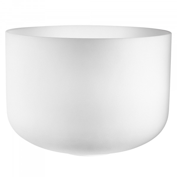 Meinl Sonic Energy 16" white-frosted Crystal Singing Bowl C3, 440 Hz, Root Chakra (CSBM16C3)