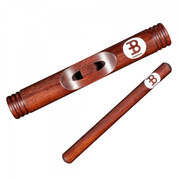MEINL Percussion Wood Claves African - Hollowed Out Select Hardwood (CL3RW)