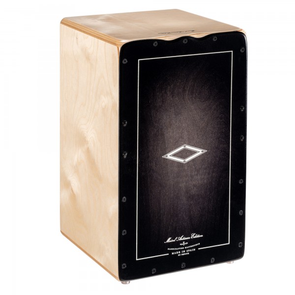 MEINL Percussion Artisan Edition Series String Cajon Soleá Line - Ebony Burst (AESLEYB)