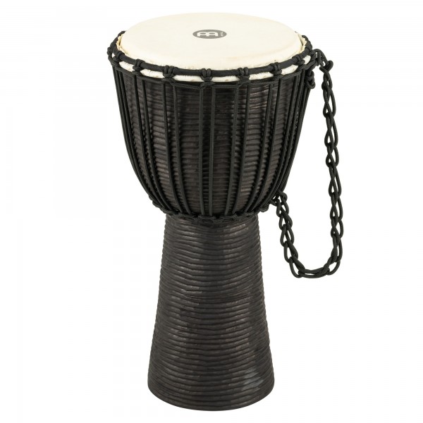 MEINL Percussion Headliner Rope Tuned Black River Series Djembe - 10" Medium (HDJ3-M)