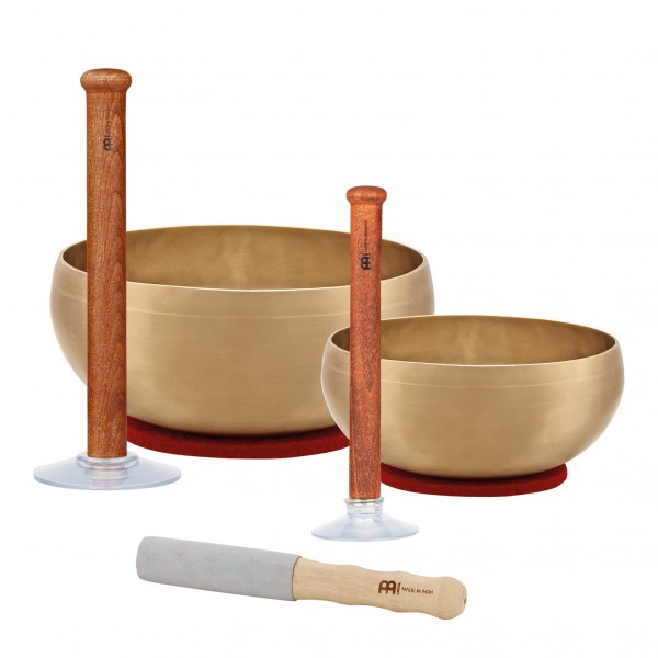 MEINL Sonic Energy Cosmos Therapy Singing Bowl Set, incl. Suction Holders and Resonant Mallet (SB-C-2150-SH)