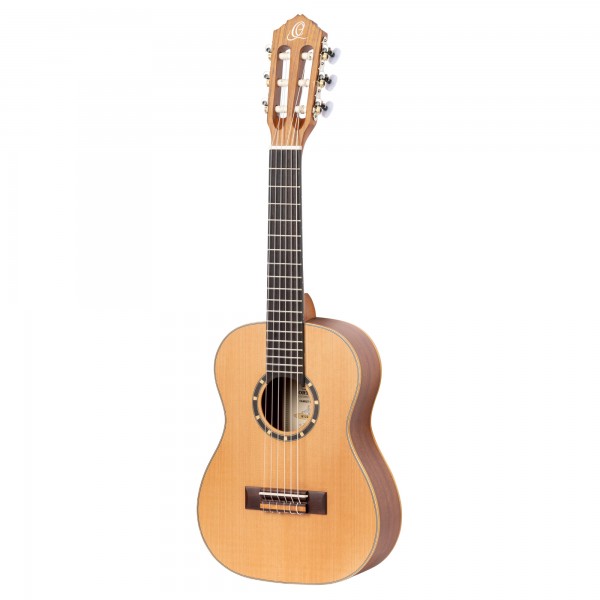 ORTEGA Family Series Classical Guitar 1/4 Lefty - Natural Cedar + Bag (R122-1/4-L)