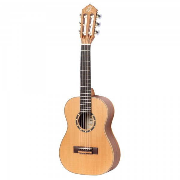 ORTEGA Family Series 1/4 Classical Guitar 6 String Lefty - Cedar / Mahogany Natural + Gigbag (R122-1/4-L)