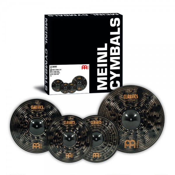 MEINL Cymbals Classics Custom Dark Cymbal Set 4 pcs (CCD141620)