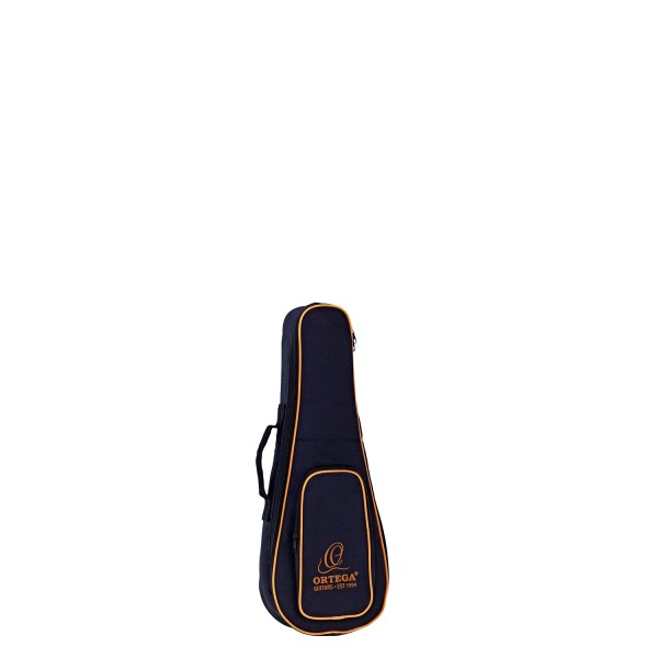 ORTEGA Economy Series Soprano-Ukulele-Bag - Black/Orange (OUBSTD-SO)