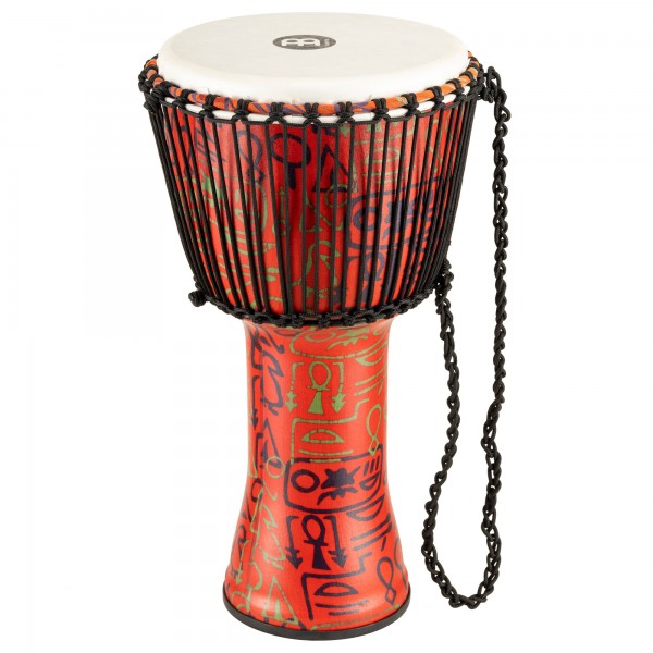 MEINL Percussion Travel Series African Djembe - Pharaoh's Script, Large - Synthetic Head (PADJ1-L-F)