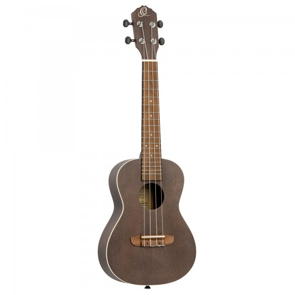 ORTEGA Earth Series Concert Ukulele 4 String - Okoume Coal Black (RUCOAL)