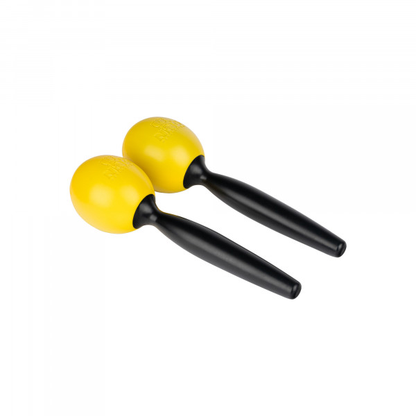 NINO Percussion Molded ABS Maracas - Yellow (NINO575Y)