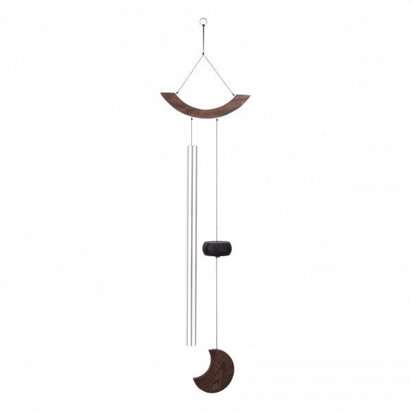 MEINL Sonic Energy Moon Meditation Chime, 49" / 125 cm, 432 Hz, Curved Suspension, Silver (MMC49S)