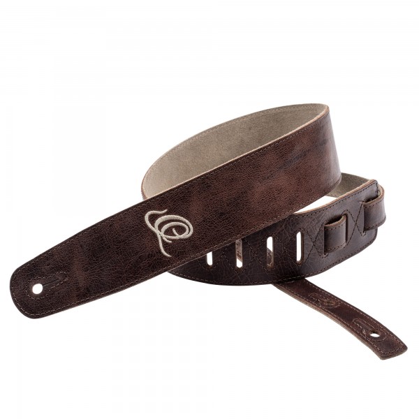 ORTEGA Suede-Leather Guitar-Strap - Peat (OSSU-20)