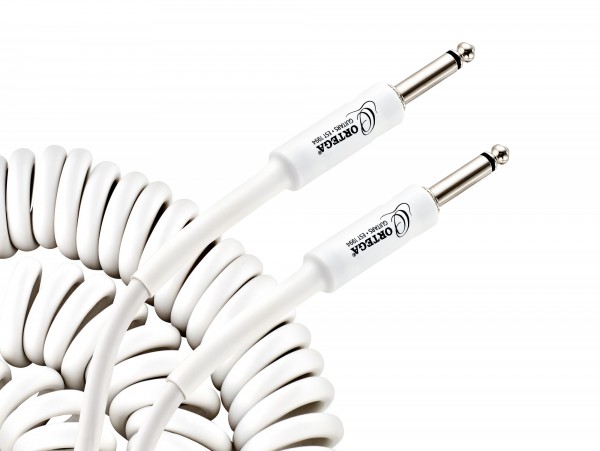 ORTEGA Retro Series Instrument Cable - 9m/30ft (ORCCIS-30WH)
