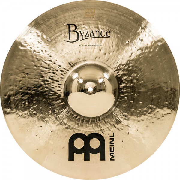 MEINL Cymbals Byzance Brilliant Heavy Hammered Crash - 20" (B20HHC-B)