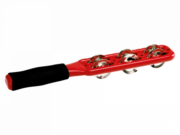 MEINL Percussion Professional Series Jingle Stick - Red/Nickel-plated Steel Jingles (JG1R)