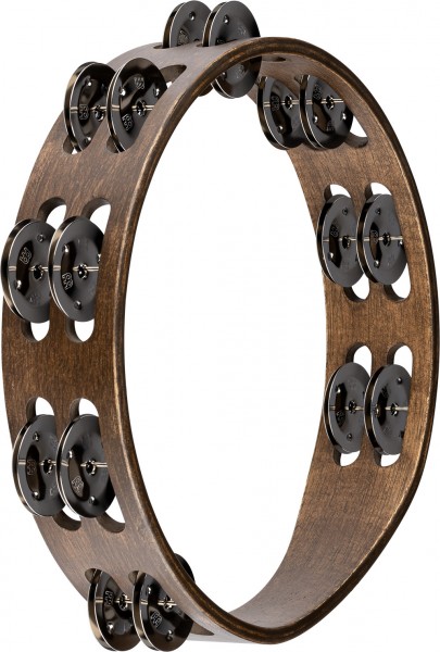 MEINL Percussion Traditional Wood Series Tambourine - 10" (TA2WB)